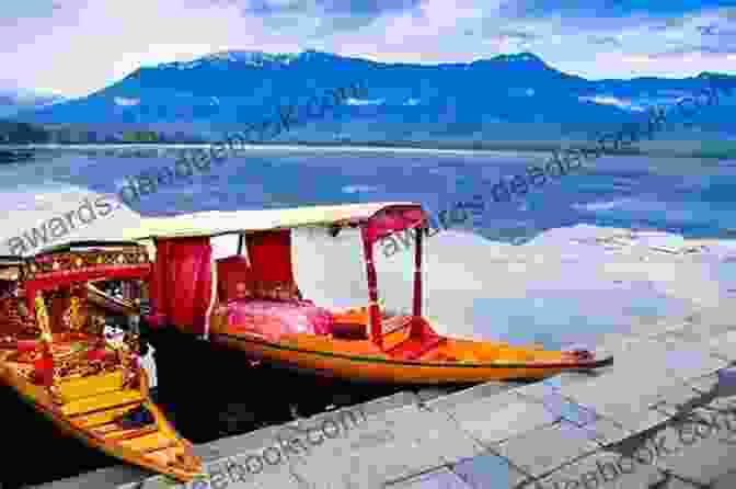 A Flotilla Of Colorful Boats Glides Across The Serene Waters Of Dal Lake, With The Majestic Himalayas In The Backdrop. Suzanne S Kashmir: A Magical Journey