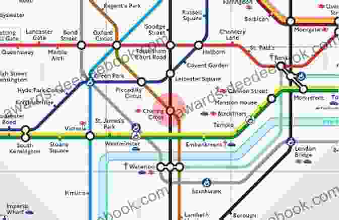 A Map Depicting The Journey From Corsica To London's Charing Cross, Tracing The Historical And Cultural Connections Between The Two Destinations As The Crow Flies: From Corsica To Charing Cross