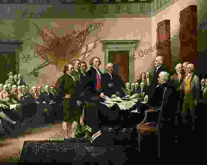 A Painting Of The Founding Fathers Signing The Declaration Of Independence Liberty And Equality: The American Conversation (American Political Thought)