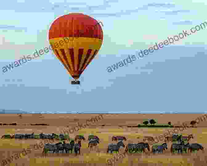 A Woman Flying In A Hot Air Balloon Over The African Savanna Flying By The Seat Of My Knickers: A Travel Adventure Set In Ireland (The Travel Mishaps Of Caity Shaw 1)