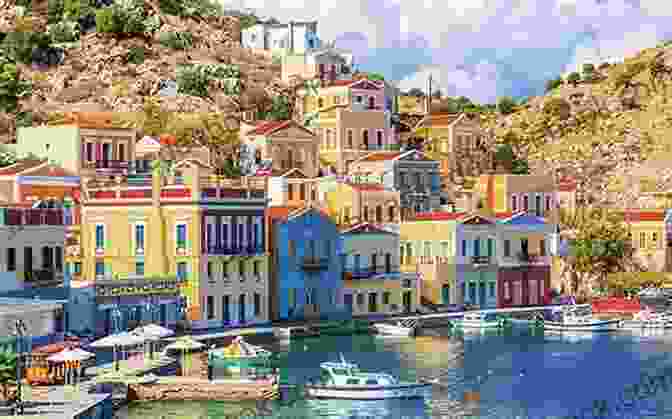 Breathtaking Sunset Over The Picturesque Harbor Of Symi's Main Port, Gialos Village View: A Year On Symi