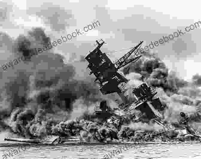 The USS Arizona Sinking After The Attack On Pearl Harbor Alice On The Island: A Pearl Harbor Survival Story (Girls Survive)