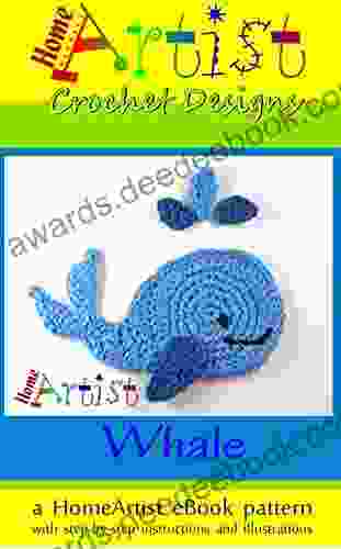 Crochet Pattern: Whale Applique Homeartist Design